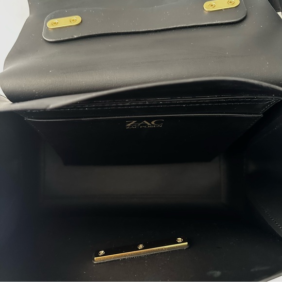 ZAC POSEN Eartha Convertible Black Leather Backpack | Luxury Designer Handbag